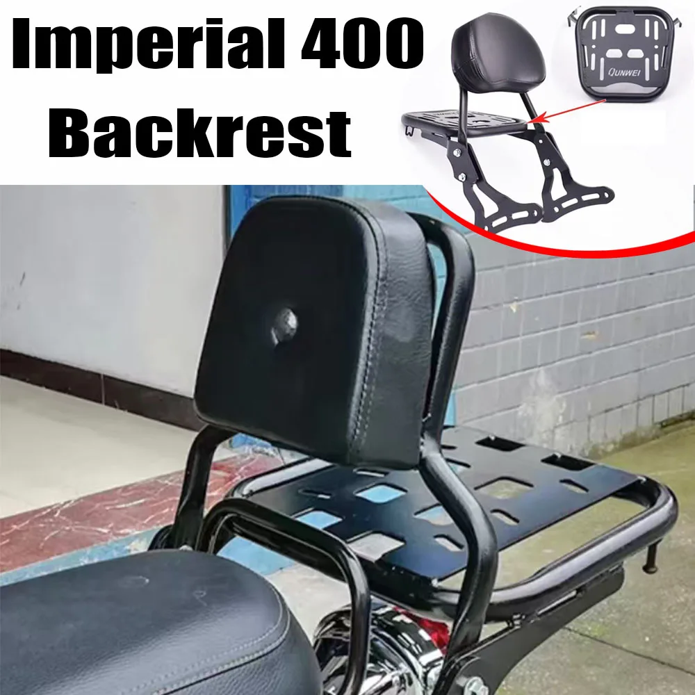 Fit Imperial 400 Backrest Motorcycle Multi-Purpose Passenger Backrest For Imperial 400