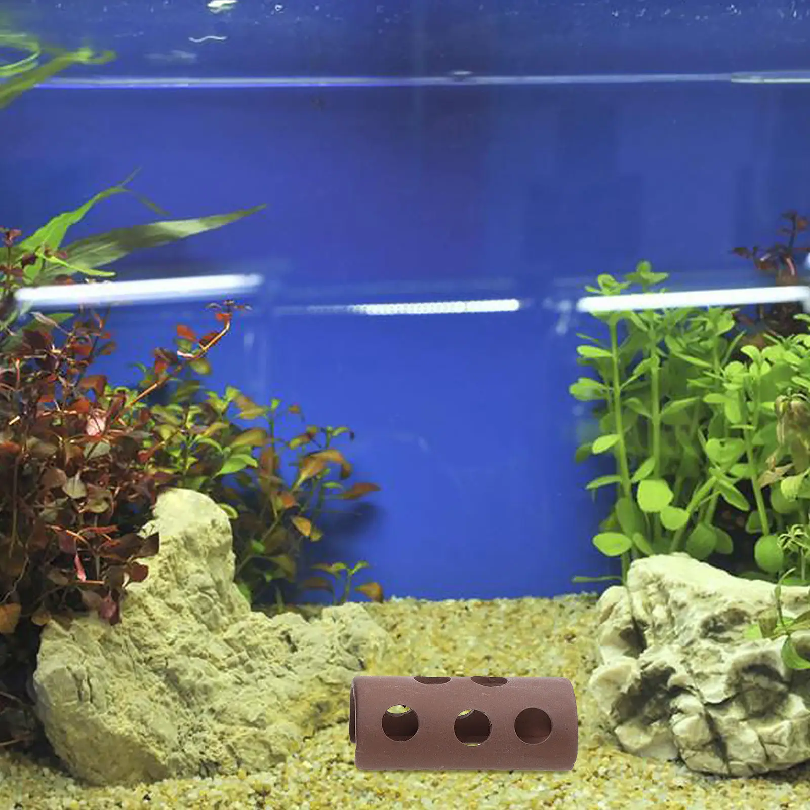 

Набор из 4 ярких декоративных пещер для аквариума: безопасное, не выцветающее укрытие для рыб и креветок, украшение для пресноводного аквариума