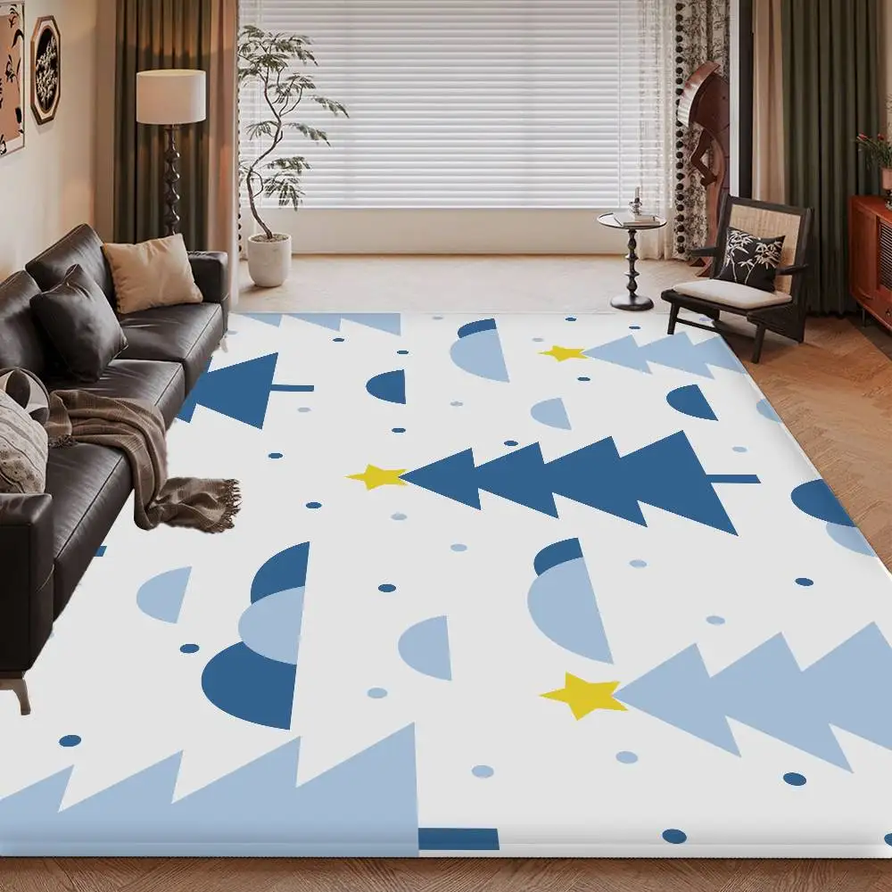 

Simple Cartoon Print Pattern Room Mats Non-Slip Laundry Room Mat Laundry Decor Balcony Child Living Room Household Carpets