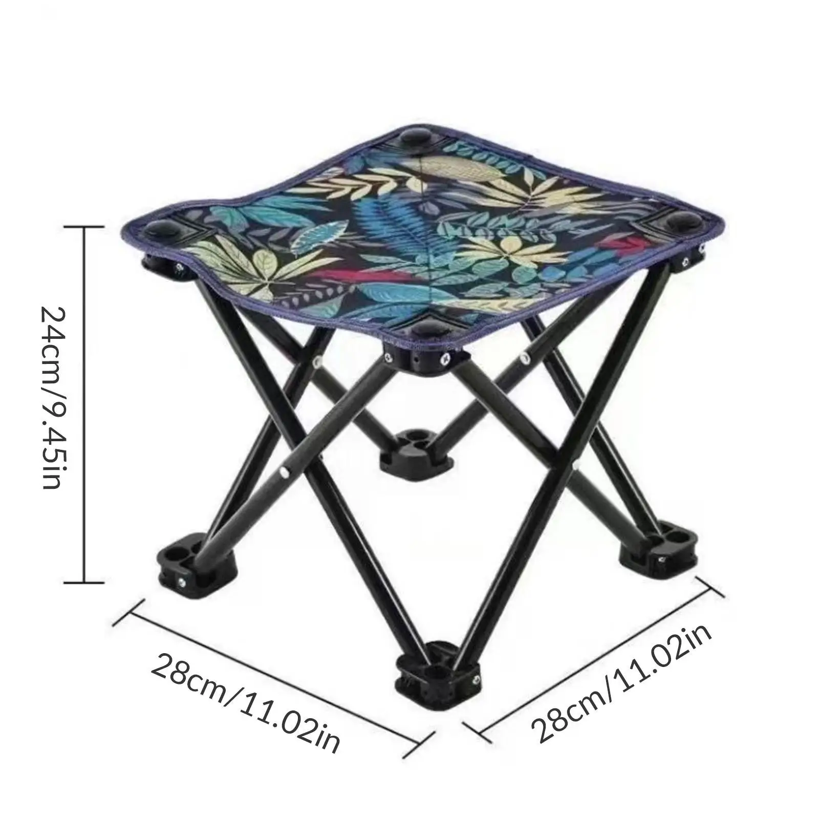 Folding Stool Wear Resistant Mini recliner Foot Rest for Patio Lounge Picnic