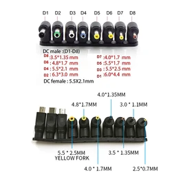 DC JACK Adapter Plug Female Connector 5.5MM*2.1MM Elbow Travel Plug Converter 5.5MM*1.7MM 3.8*1.35MM 4.0*1.7MM Micro USB Socket