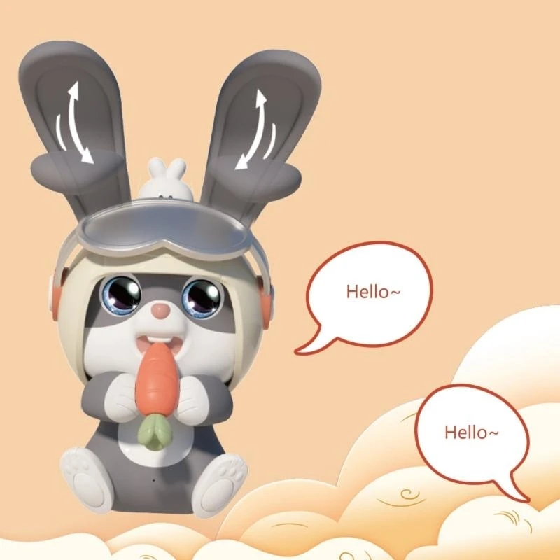 

Induction Robot 2023 Rabbit Year Toy Interactive Toy Rabbit Intelligent Induction Toy 2023 Rabbit Year Mascots Toy 15UB