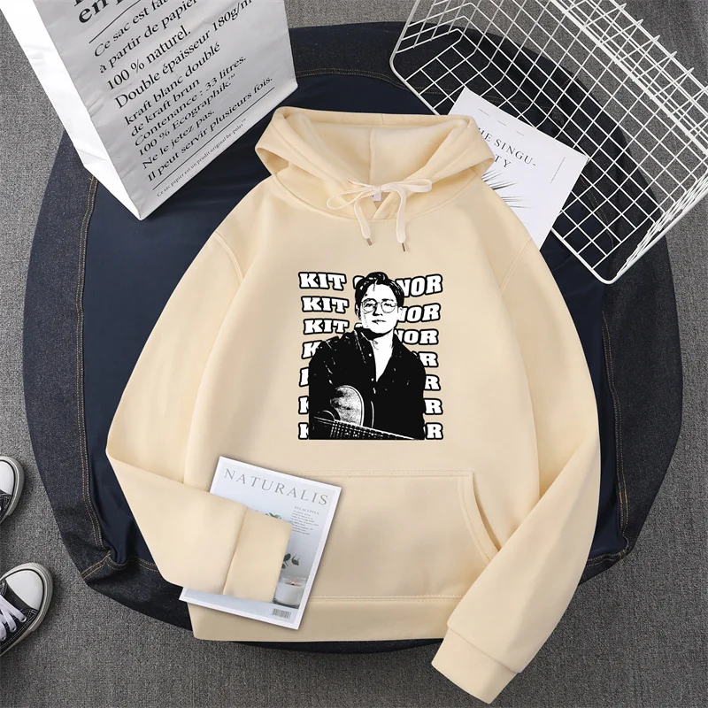 كونور هوديي للرجال والنساء ، طقم ملابس بنمط هاراجاكو برقبة مستديرة ، موضة #4