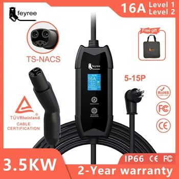 Feyree 3.5KW TS-NACS Soket Şarj Fişi 1.8 