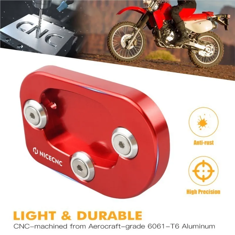 For Honda XR650L XR 650L 1993-2025 2024 2023 2022 2021 2020 2019 2018 2017 Motorcycle Side Stand Enlarger Foot Pad Accessories