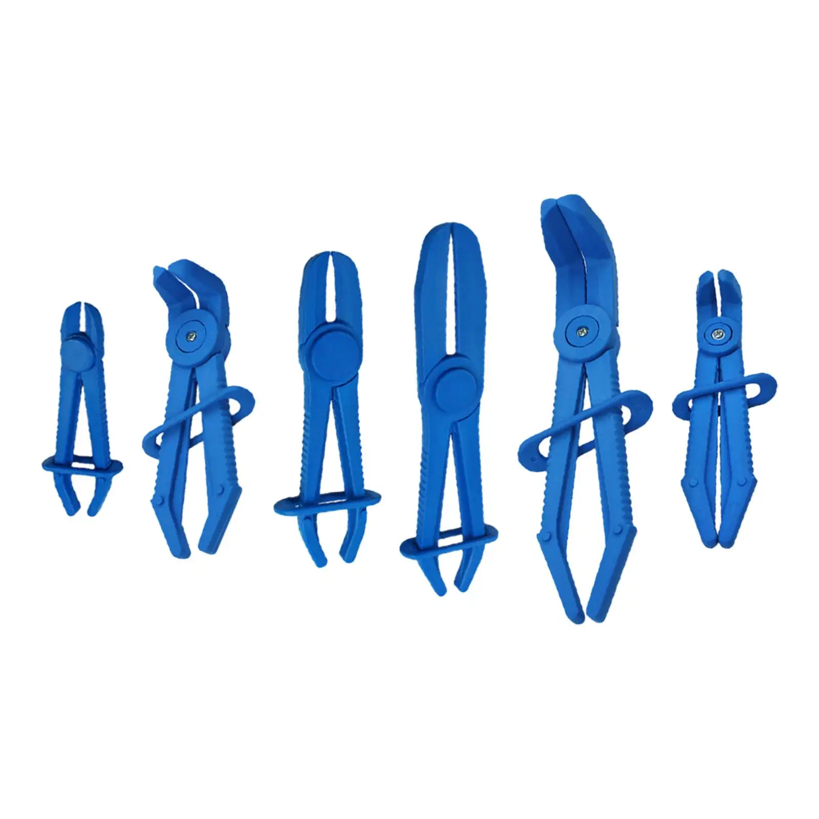 6 Pc Tubing Cutoff Pliers Water Flexible Straight Jaw Hose Pinch Pliers Set Oil Pipe Sealing Pliers