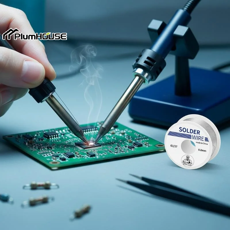 100/20g Solder Wire Tin Roll Clean Rosin Welding Core Soldering Wire Flux Reel Tube Low Temperature Easy Melt Solder Wire