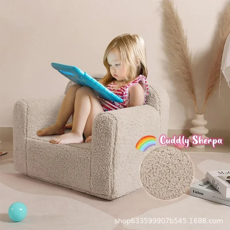 

New Children's Sofa High Density Sponge Cushion Reading Corner Men's and Women's Single Sitting Sofa Factory