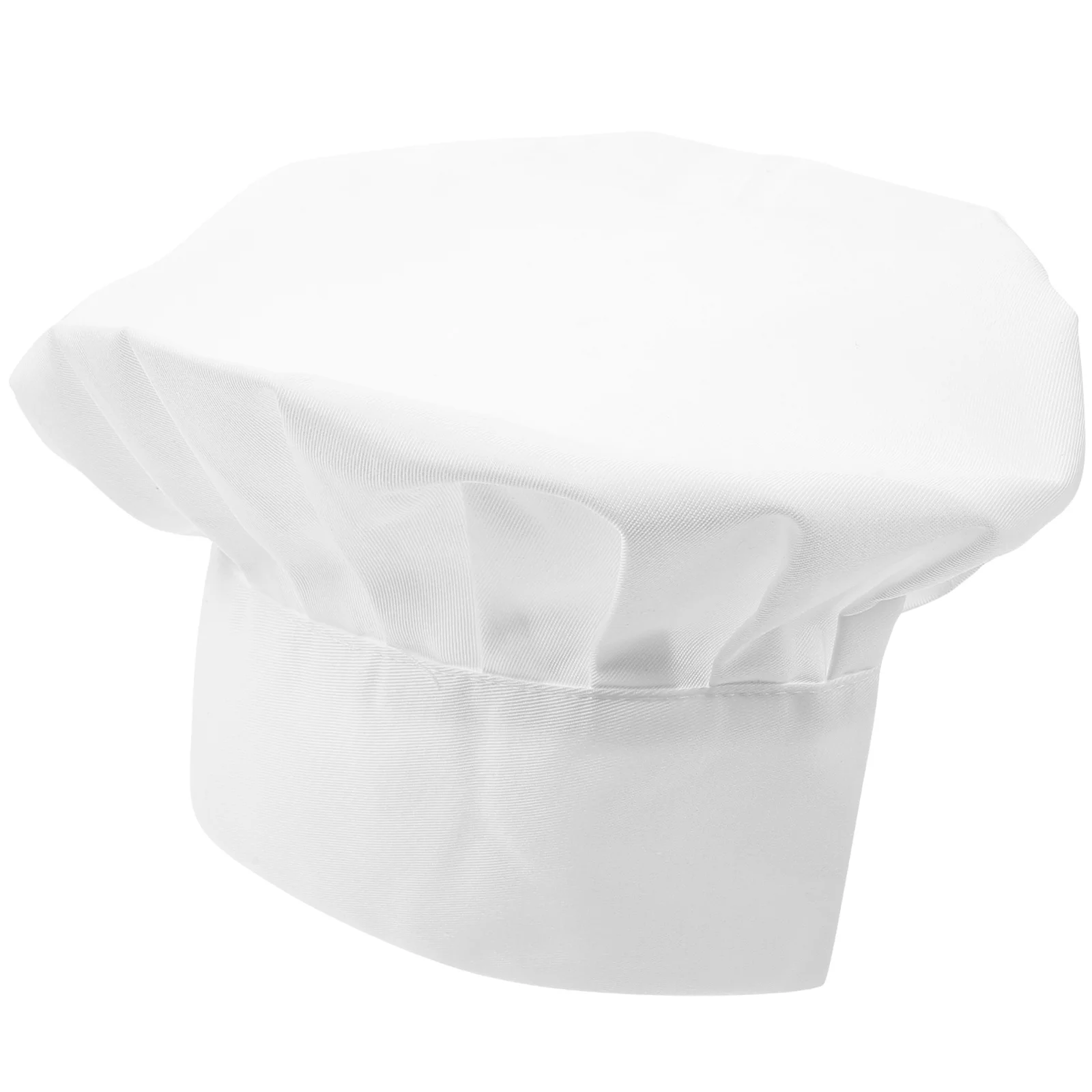 Chef Hat Unisex Cotton Cloth Kitchen Cooking Cap Moisture Absorbent Elastic For Restaurant Bakery Cooks Waiters