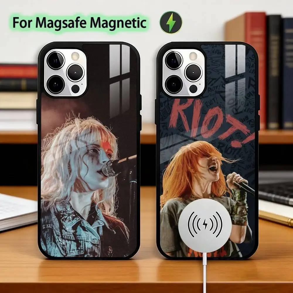 

Paramore Pop-Punk B-Band Phone Case For iPhone17,16,15,14,13,12,11 Plus,Pro Magnetic with Magsafe Wireless Charging