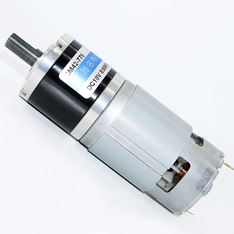 

Customized 42MM 775 planetary gear motor Adjust Speed motor 775 18v High Torque 24V Reversed long life reduction gearbox