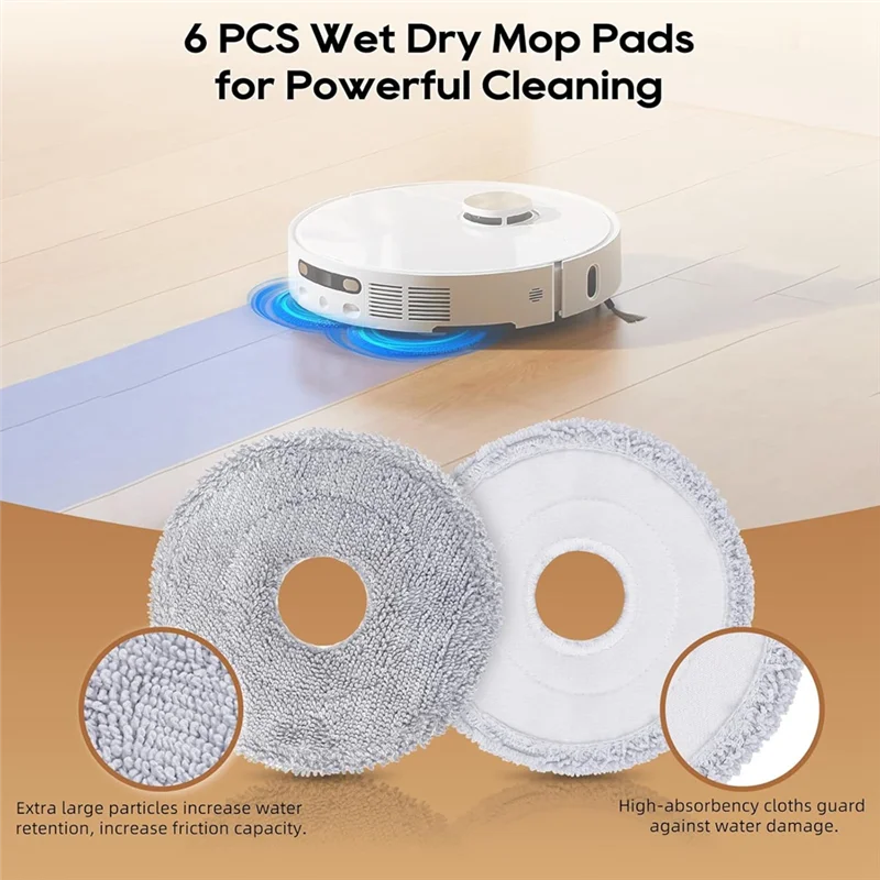 ABZA-For Dreame X40 Ultra/X30 Ultra/L30 Ultra/L40 Ultra/X40 Ultra/L10s Ultra/L20 Ultra Vacuum Parts Main Brush Dust Bag Filter