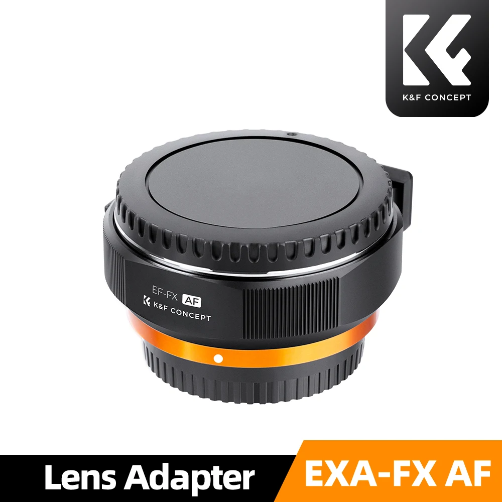K & F Concept Adaptador de enfoque automático EF a FX para Canon EOS a Fuji X X-Pro3 X-Pro2 X-T5 X-T4 X-T3 X-E4 XT100 XH2S XS10 XS20 X100V