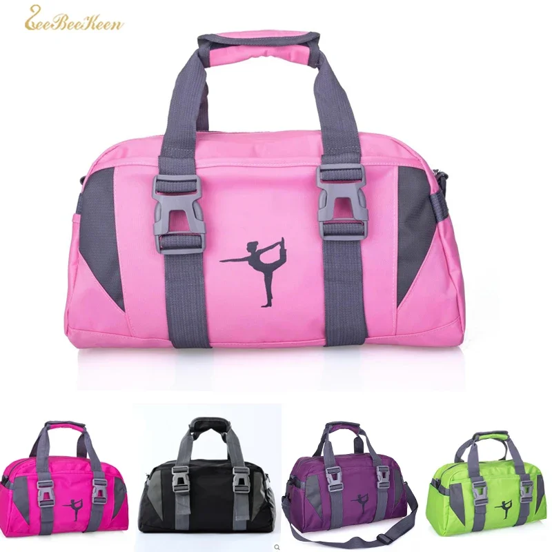 Bolsa de dança ballet para mulheres, bolsa de grande capacidade, cavans crossbody para meninas, esportes ballet, ioga, ginástica, adultos, criança