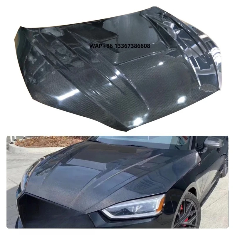 

A5 S5 RS5 B9 B9.5 Carbon Fiber Hood Cover A5 S5 RS5 2017-2024