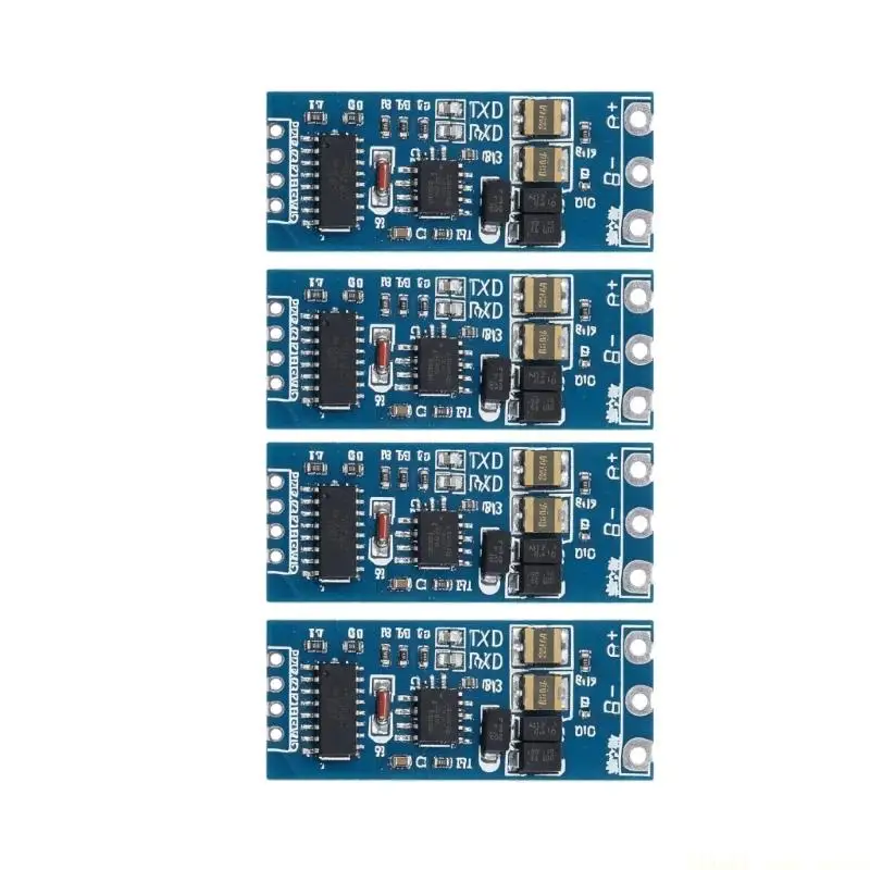 A2BE TTL to RS485 Interfaces Module with Label Terminals for Debugs Setups 4PCS