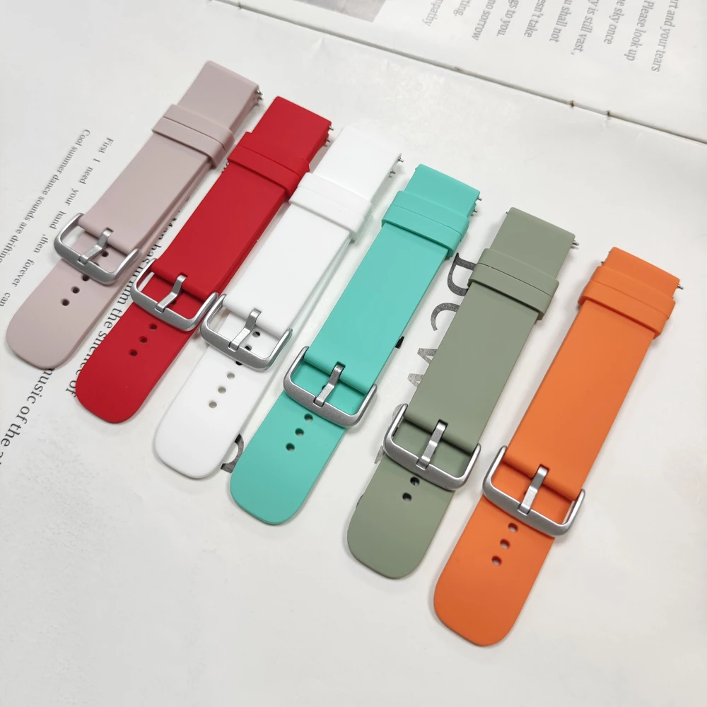 シリコーン時計ストラップ 22 ミリメートルスント垂直 2/ - Running Watch のレビューと価格