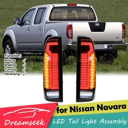 Gruppo fanale posteriore a LED per Nissan Navara NP300 Terra Frontier 2005 2006 2007 2008 2009 2010 2011 2012 2013 2014 Lampada posteriore Fumo