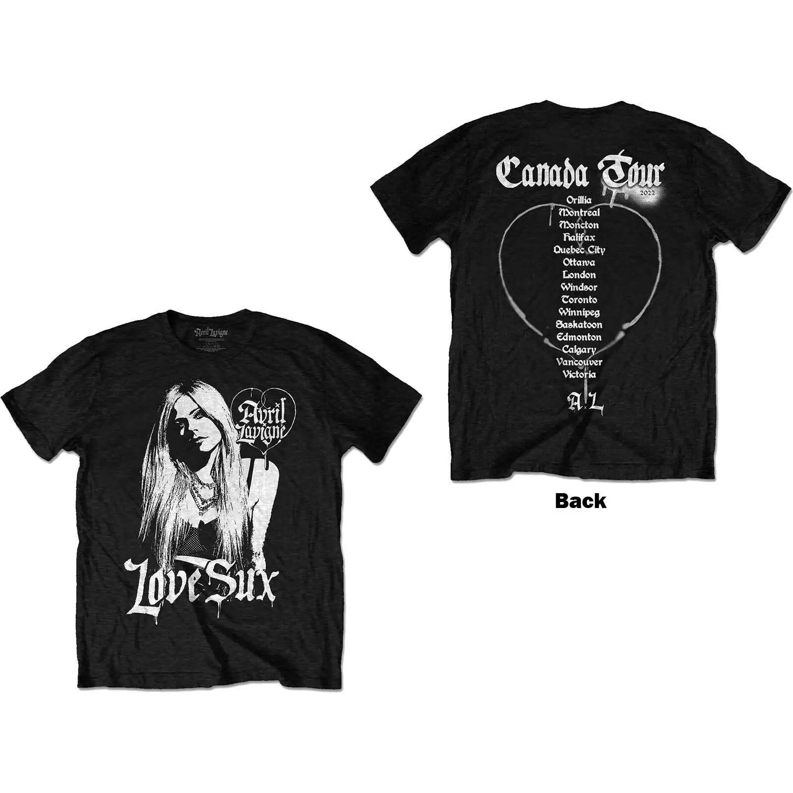 

Avril Lavigne Love Sux Official Tee T-Shirt Mens Unisex