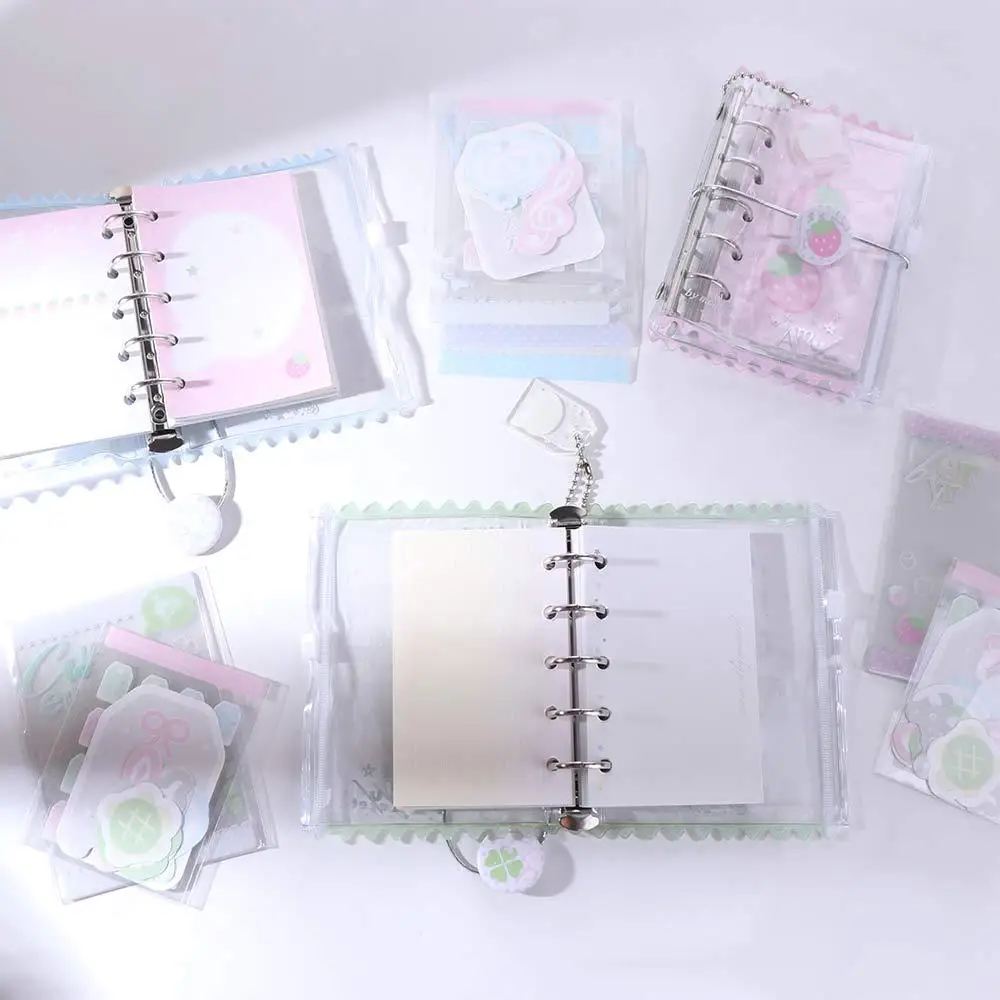 

Learn Ledger Hand Ledger M5 Pocket Binder Notebook Portable Mini Loose-leaf Notebook Twill Aesthetic Hand Account Book Kids Gift