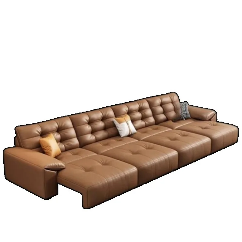 أريكة كرسي كهربائي مقاومة للماء باللون البني، كرسي كهربائي كبير الحجم، كرسي أريكة أثاث Woonkamerbanken الحديث