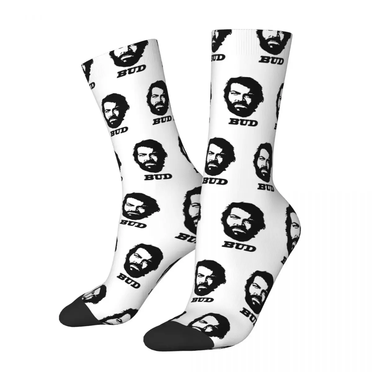 

Retro Bud Spencer Happy Socks Novelty Street Style Crazy Novelty Street Style Crazy Happy Man Socks for Women Men Non-slip