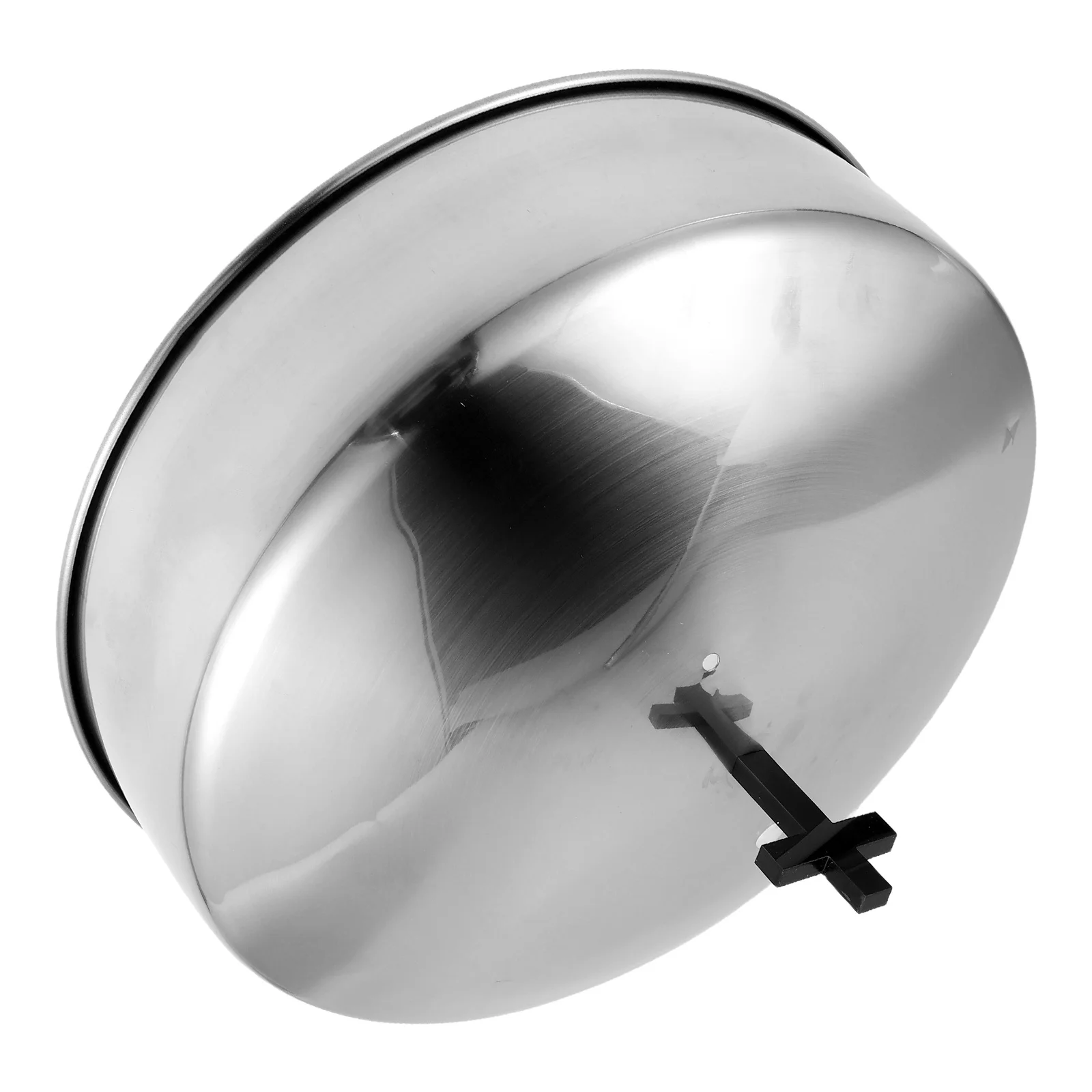 

Communions Tray Metal Cover Stainless Steel Lid Cross Design Spill Protection Versatile Usage Religious Accessories