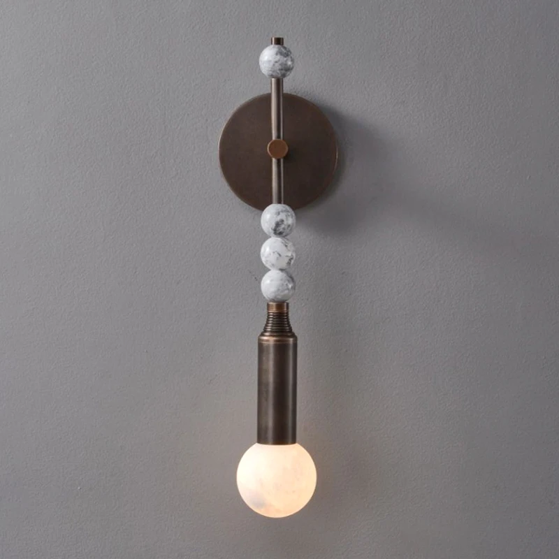 ANWGNUI الفاخرة الرجعية وحدة إضاءة LED جداريّة الشمعدان مصباح ديكور داخلي ضوء المنزل لغرفة الطعام الممر غرفة نوم فيلا غرفة المعيشة فندق #2