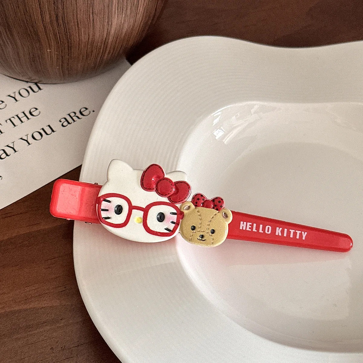 サンリオ ハローキティ ヘアクリップ かわいい女の子用ヘアアクセサリー 子供と赤ちゃん用 愛らしいアニメ漫画ヘアクリップ ホリデーギフト