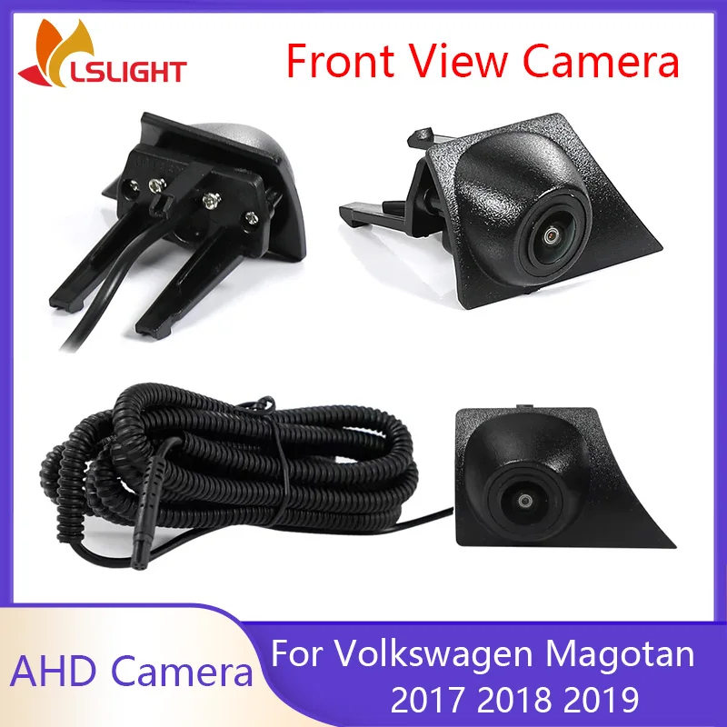 

Для Volkswagen Magotan 2017 2018 2019, автомобильная камера переднего вида AHD 1080P HD ночного видения, цвет 150 ° Водонепроницаемая стеклянная линза «рыбий глаз»