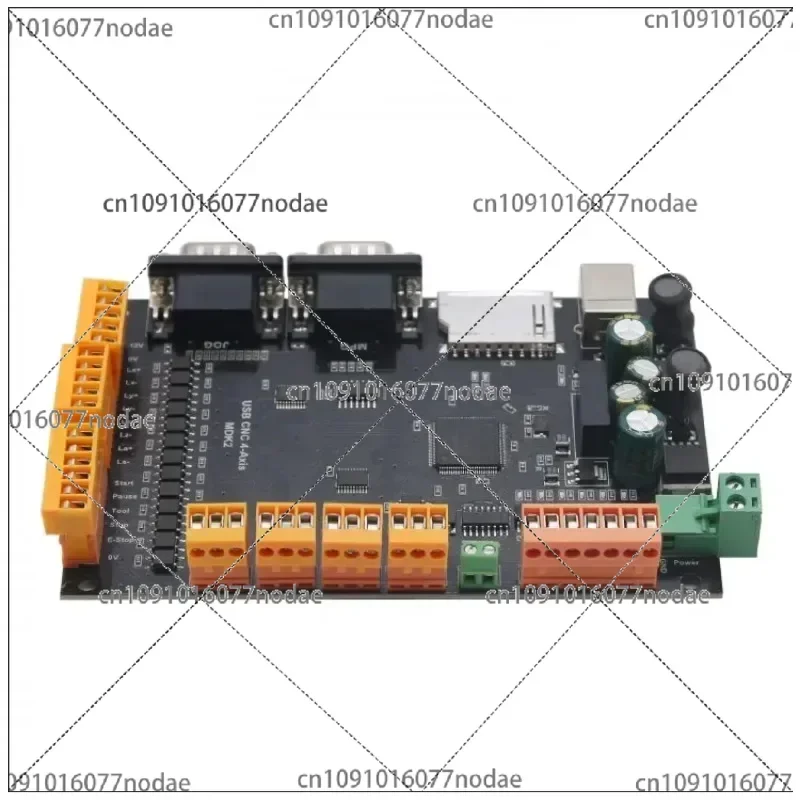 MDK2 USB CNC Breakout Board 100KHz 4-Axis Stepper Motor Controller SD Card Interface MPG