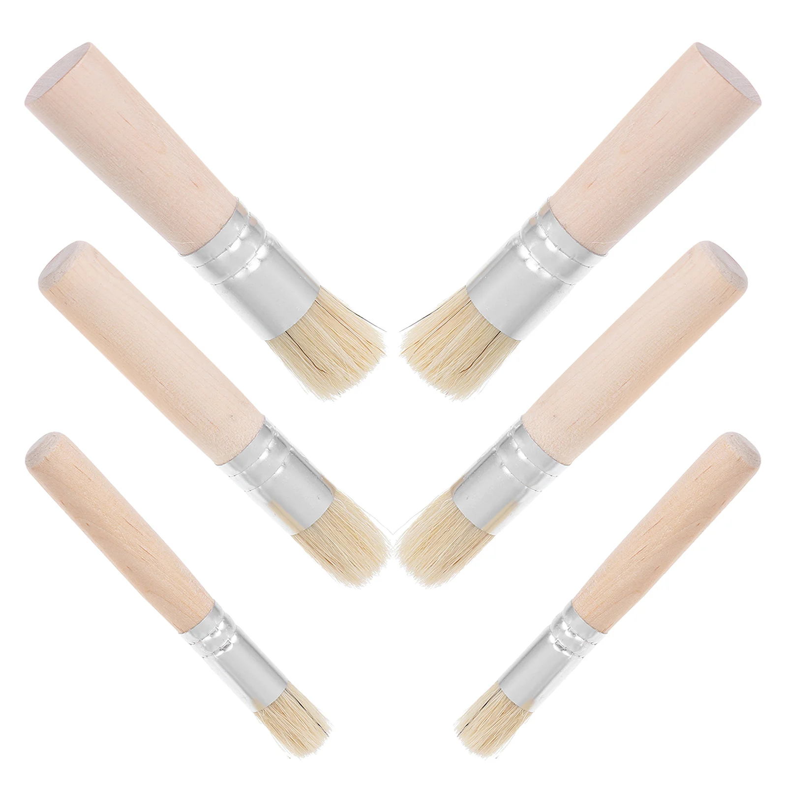 

6Pcs Stencil Paint Brushes Artist Set for Acrylic Watercolor Oil Painting Detail Brushes Craft Tools Paint Brush Set