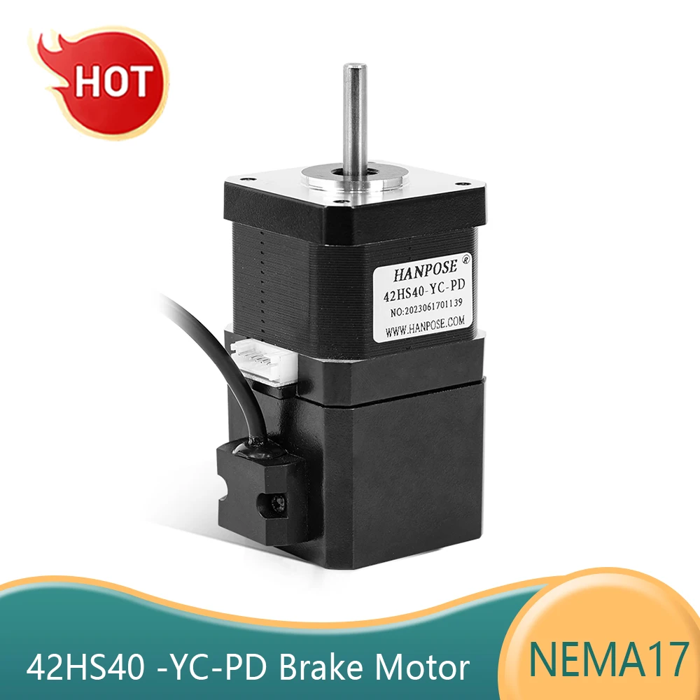 

Barke Motor high torque 40N.cm 4-Leads 40mm 1.5A 42HS40-YC-PD For 3D engraving machine Permanent magnet Stepper motor NEMA17