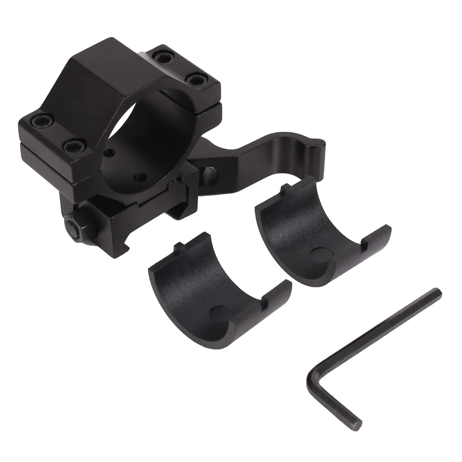 25.4/30mm Quick Release Scope Ring Mount Optische Zaklamp Laser Houder 20mm Rail Speelgoed Pistool Riflescope Sight QD Mount Adapter