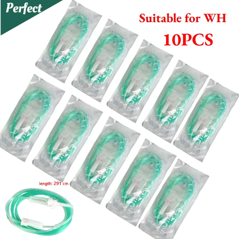 

Dental Implant Flush Hose Oral Irrigation Disposable Transparent Tube Kit Tubing 116.14 Inch Fit for WH with Flow Regulator