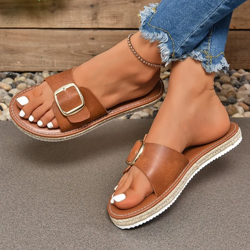 Women's Sandals Summer 2024 New Retro  Sandals, Lazy Shoes, Cork Soles, High-looking Shoes for 