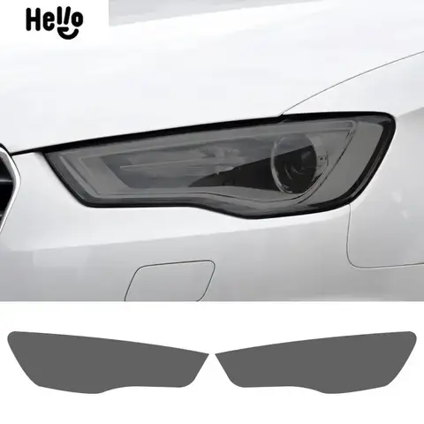 Rökt svart TPU-klistermärke för strålkastare, skyddsfilm för tillbehör för Audi A3 8V S3 RS3 8Y 2021 2022 S Line Sportback 2014-fram 8 best sales Audi A3 S Line tillbehör - №7
