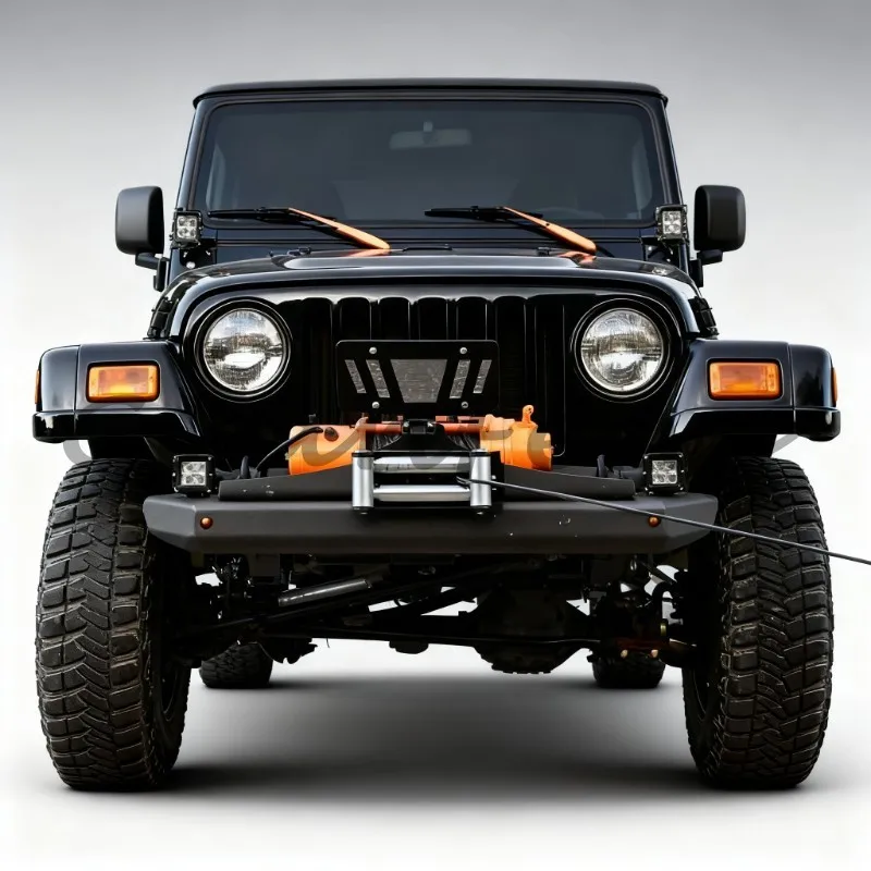 2500LBS 4X4 Off-Road Stainless Steel Winch Roller Cable Guide for Off-Road Recovery Accessories