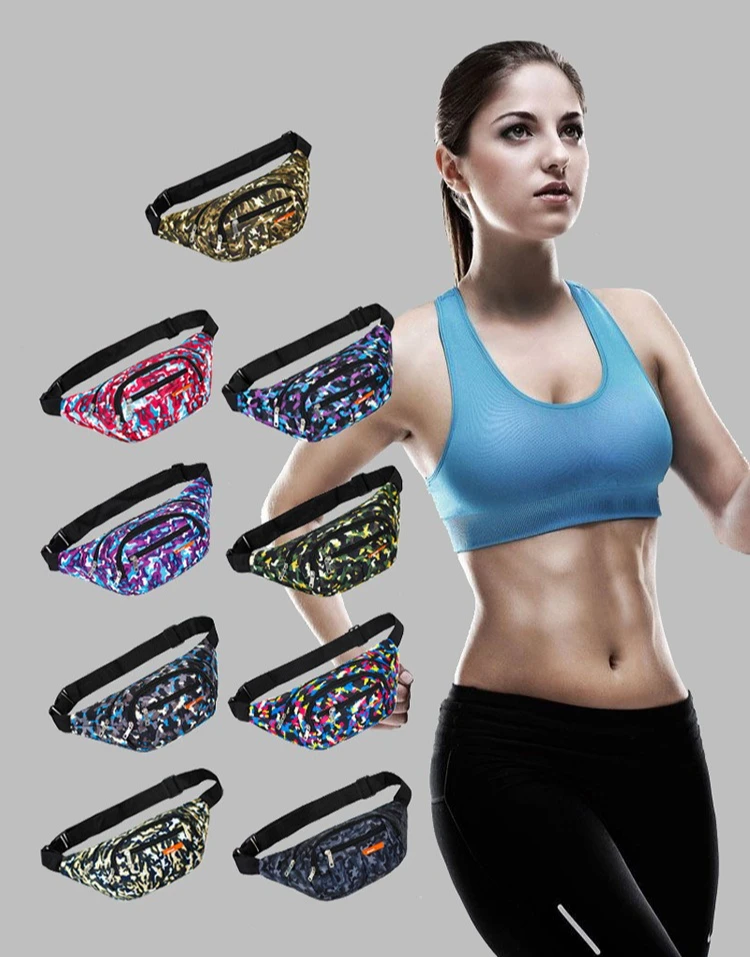 

Камуфляжная поясная сумка, мужская спортивная поясная сумка для бега на открытом воздухе, альпинистская дорожная водонепроницаемая сумка через плечо большой вместимости