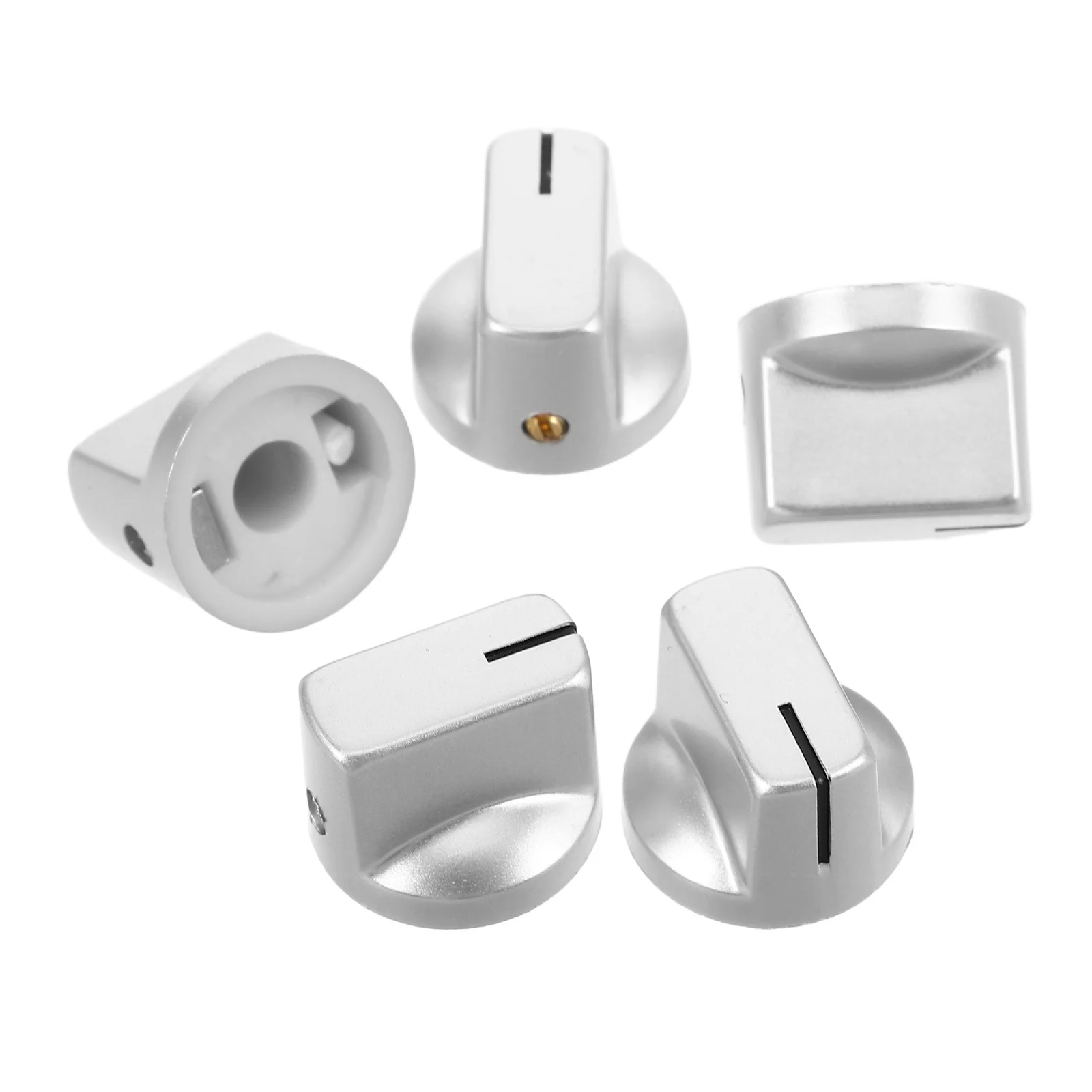 

5Pcs Electric Guitar Tone Volume Knobs Plastic Ergonomic Replacement Control Knobs Compatible with Guitar Amps Pedals