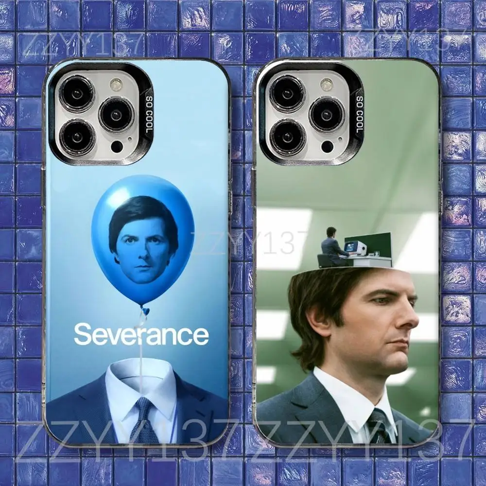 

S-Severance Mark Scout Phone Case For iPhone 16,15,14,13,12,11,8,7,Pro,Max,Plus,Mini,XS,SE Shockproof Matte Cover