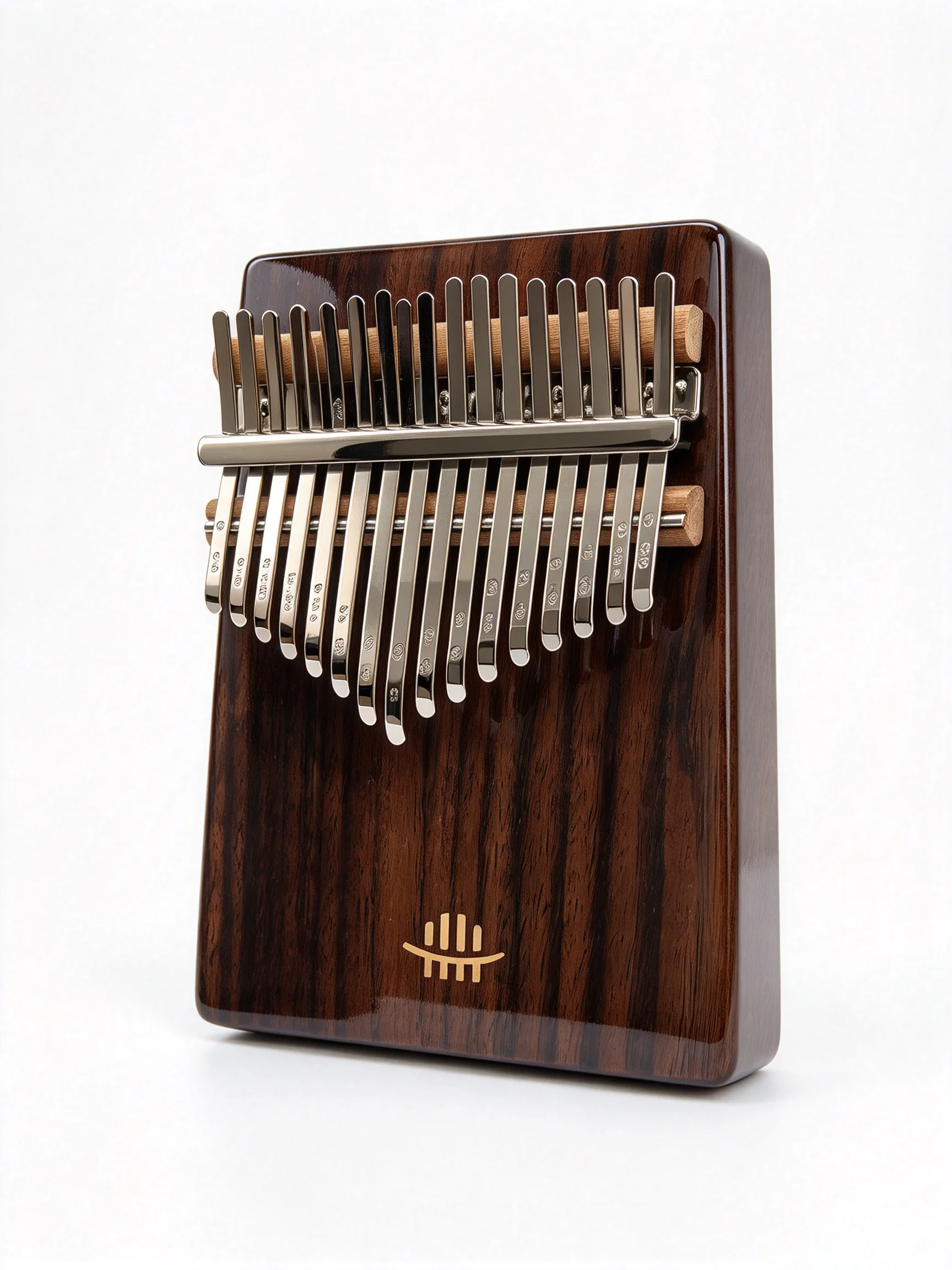 Hluru Professional 21 Keys Kalimba 17 Key Resonance Box Thumb Piano Rosewood Full Solid Wood Mbira Glossy Finish For Beginners