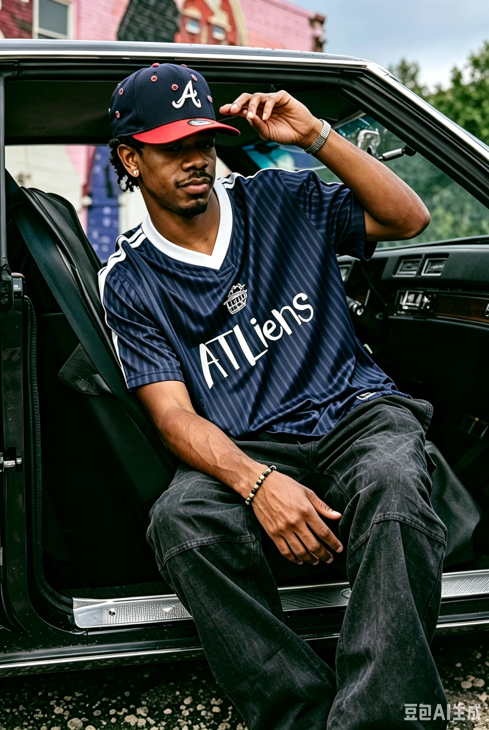 Outkast x Mundial ATLiens 30. Jubiläumstrikot, 3D-Druck-Design, schnelltrocknend, bequemes, atmungsaktives T-Shirt, Unisex – Detail 3
