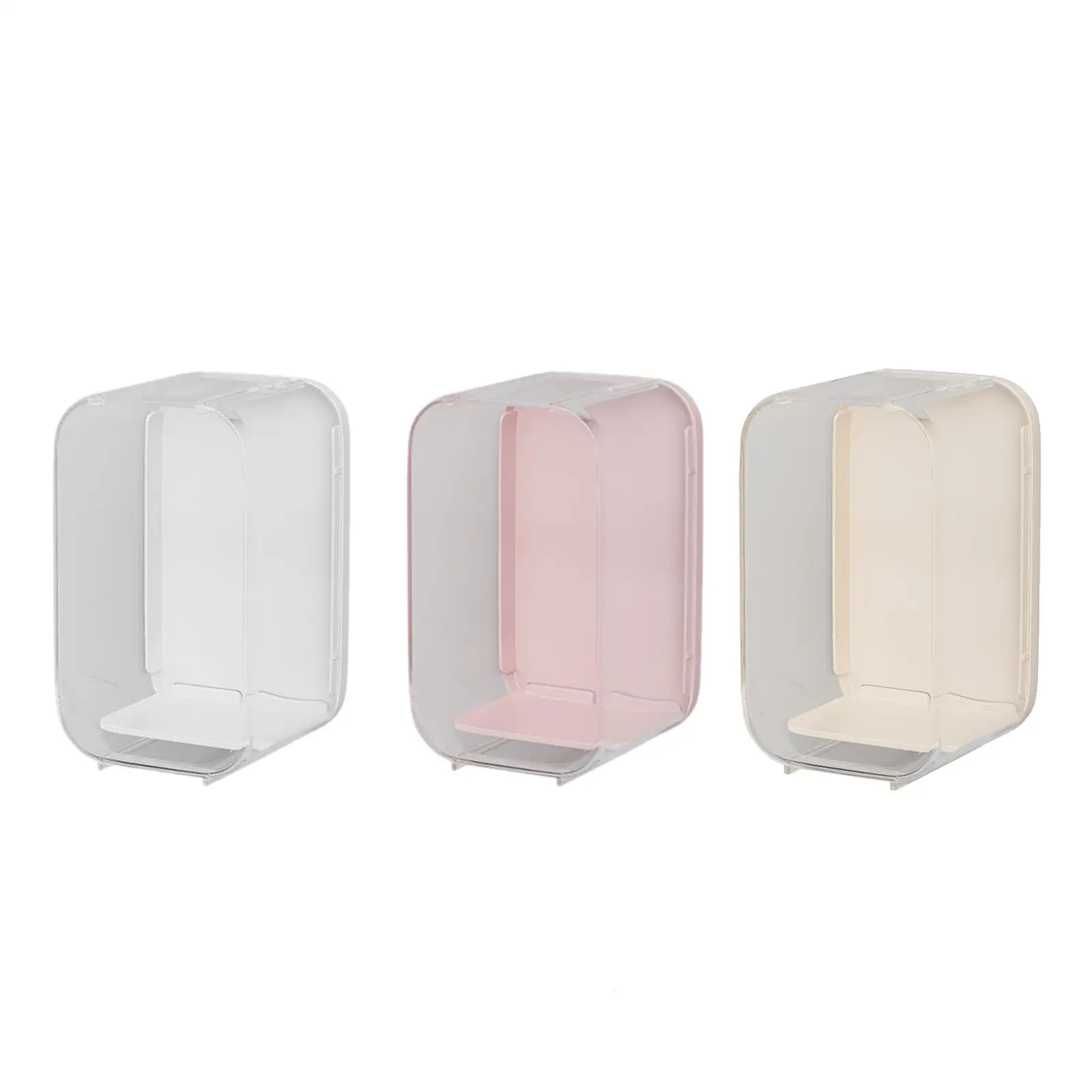 حافظة عرض للمقتنيات، خزانة تماثيل مصغرة على سطح الطاولة للدمى التذكارية، خزانة عرض ألعاب مقاومة للغبار، صندوق تخزين #2