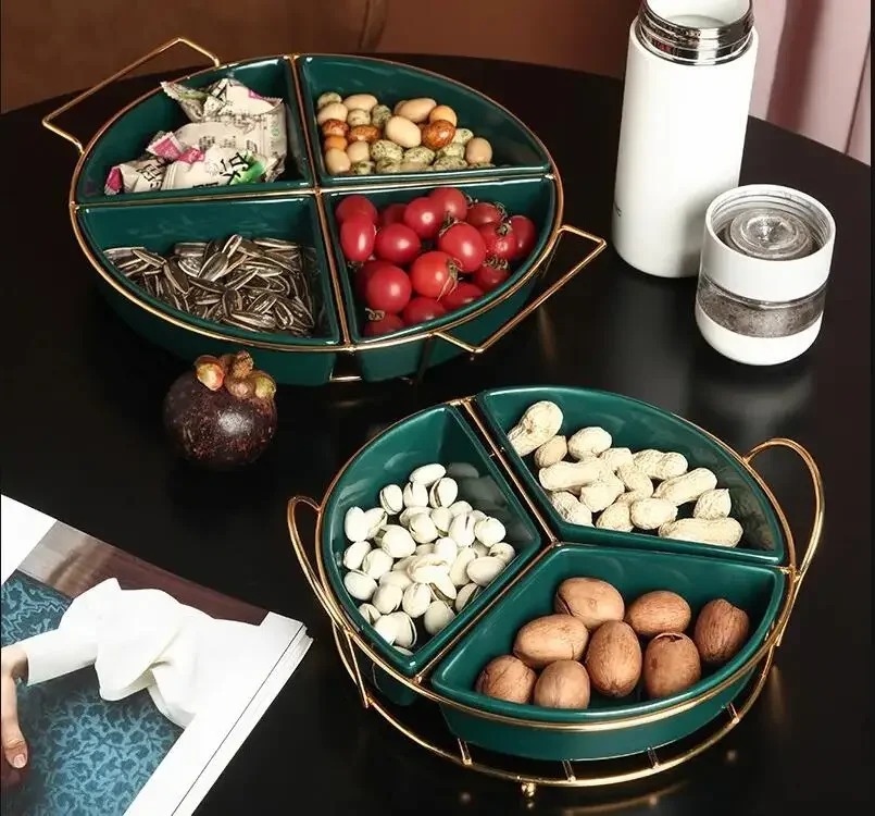 

Ceramic Plate Afternoon Tea Snack Dessert Birthday Party Fruit Candy Cake Home Kitchen Decoration Tableware