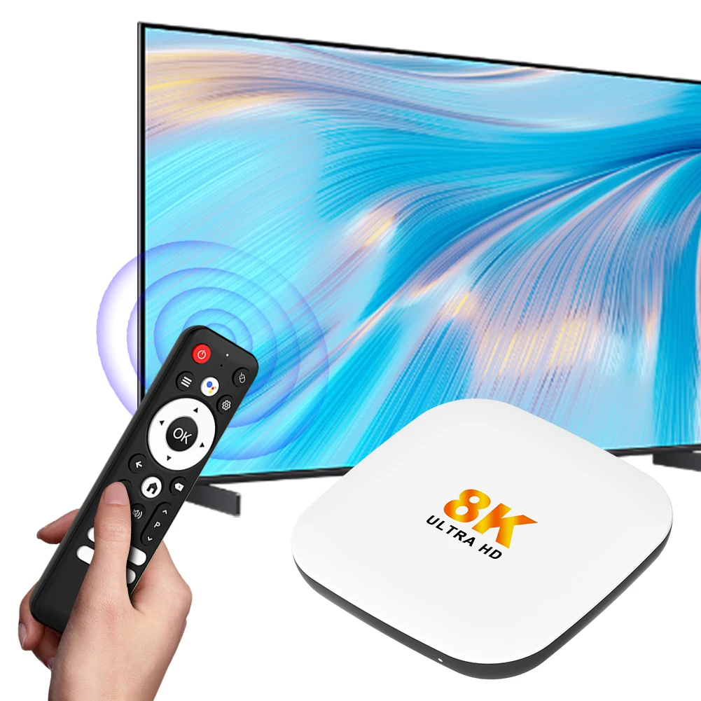TV Box H96max M2 PLUS Android 14.0 Smart RK3528 Wifi6 BT5.4 8K Google Assistant Media Player مع جهاز التحكم عن بعد Set Top Box Android Box #4