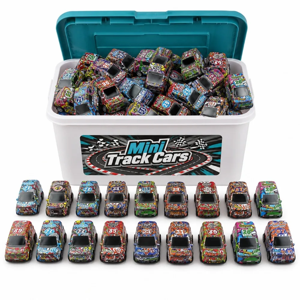 Mini Graffiti Die-cast Cars, Random Color and Style, Multi-Item Party Favor Packs, Back-to-school Season, Birthday Gifts