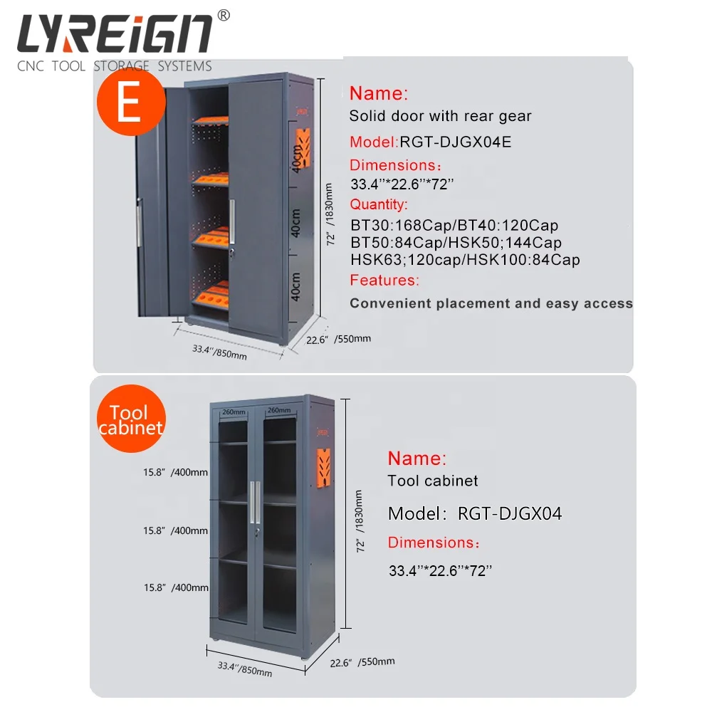 Industrial CAT/HSK/CAPTO CNC Tool Holder Storage Cabinet, CNC Tool Cabinet