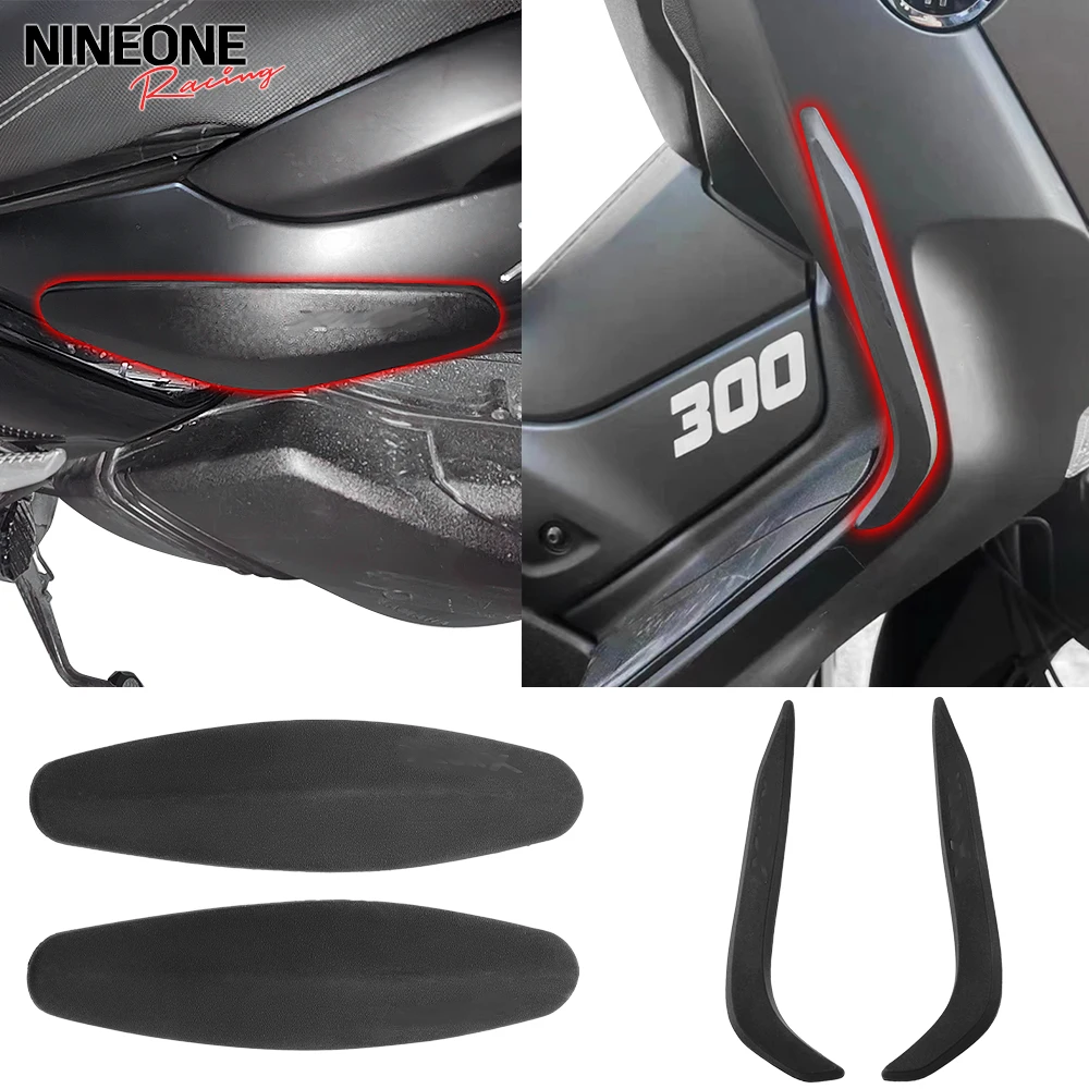 

For Yamaha Xmax300 Xmax 300 125 250 400 2017-2022 Anti-collision Strip Body Protector Logo Sticker Anti-Scratch Strips Sticker