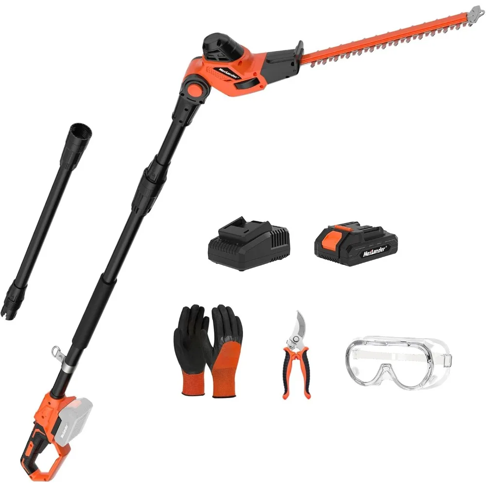 

Hedge Trimmer 18-Inch Cordless Pole Hedge Trimmer, , Multi-angle Adjustable, 2.0Ah Battery and Charger Included